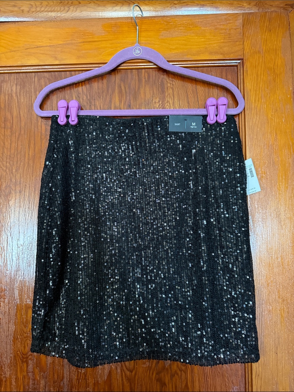 Maurices Black Sequin Mini Skirt